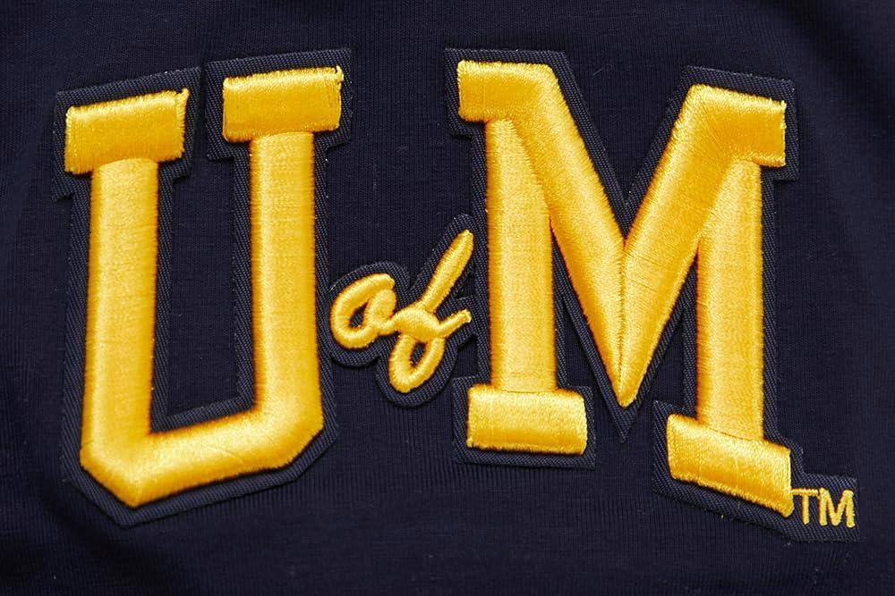 image:imagePro Standard Mens University of Michigan Classic Chenille Short Sleeve Tee Midnight Navy 3XL