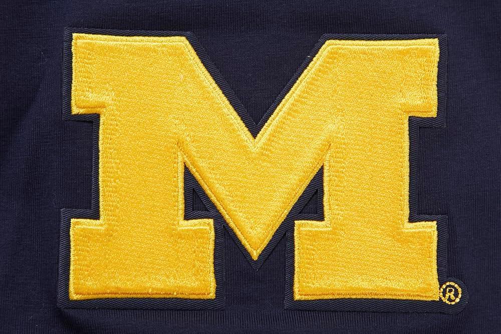 image:imagePro Standard Mens University of Michigan Classic Chenille Short Sleeve Tee Midnight Navy S