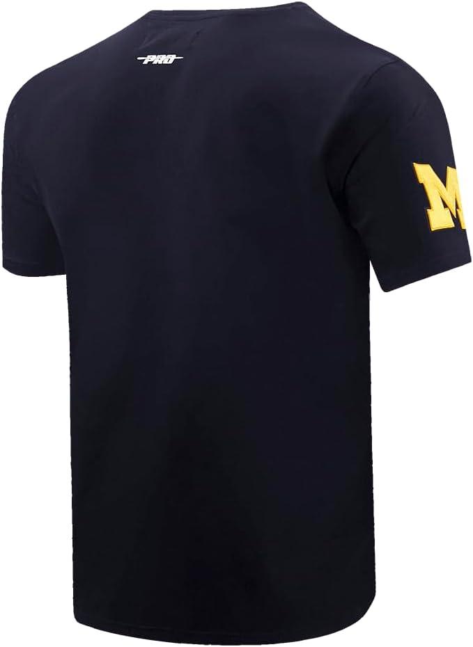 image:imagePro Standard Mens University of Michigan Classic Chenille Short Sleeve Tee Midnight Navy S