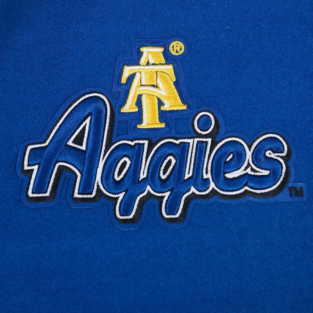 image:imagePro Standard NCAA mens Mens College Campus Ransom Wool Varsity JacketDodger BlueWhite