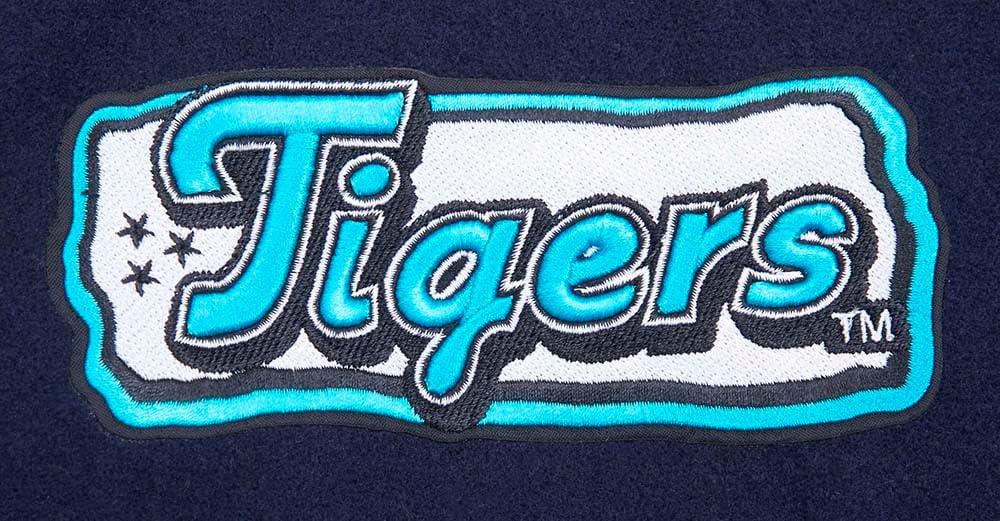 image:imagePro Standard NCAA mens Mens College Campus Ransom Wool Varsity JacketMidnight NavyWhite