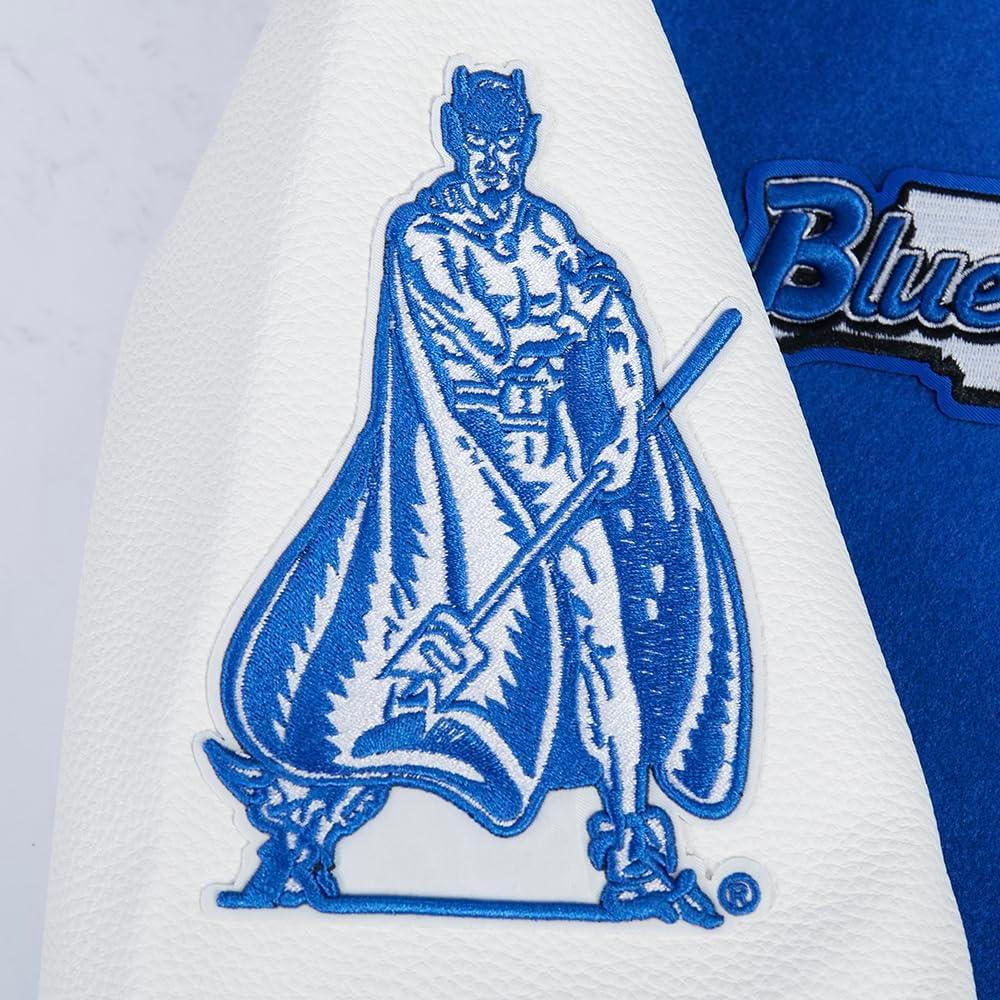 image:imagePro Standard NCAA mens Mens College Campus Ransom Wool Varsity JacketRoyal BlueWhite