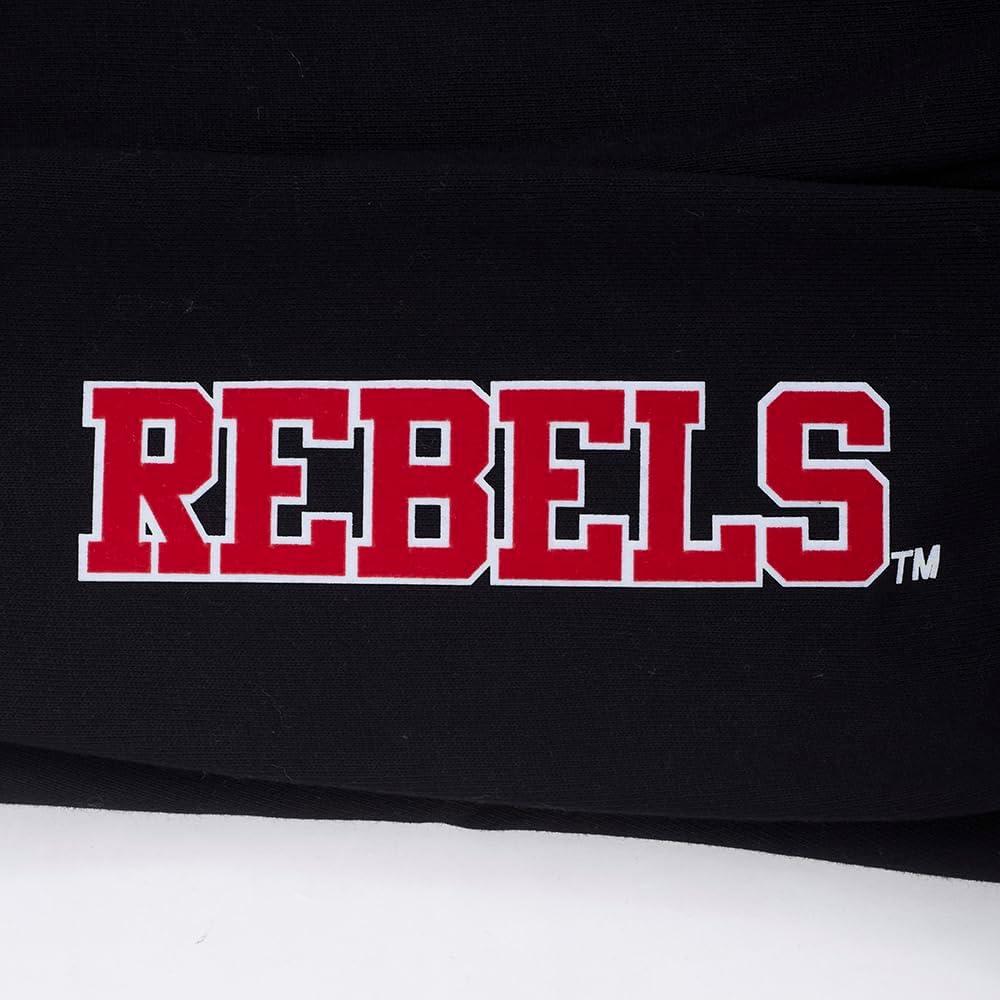 image:imagePro Standard NCAA mens Mens College Classic Chenille Brushed Back French Terry Pull Over HoodieBlackRedBlack