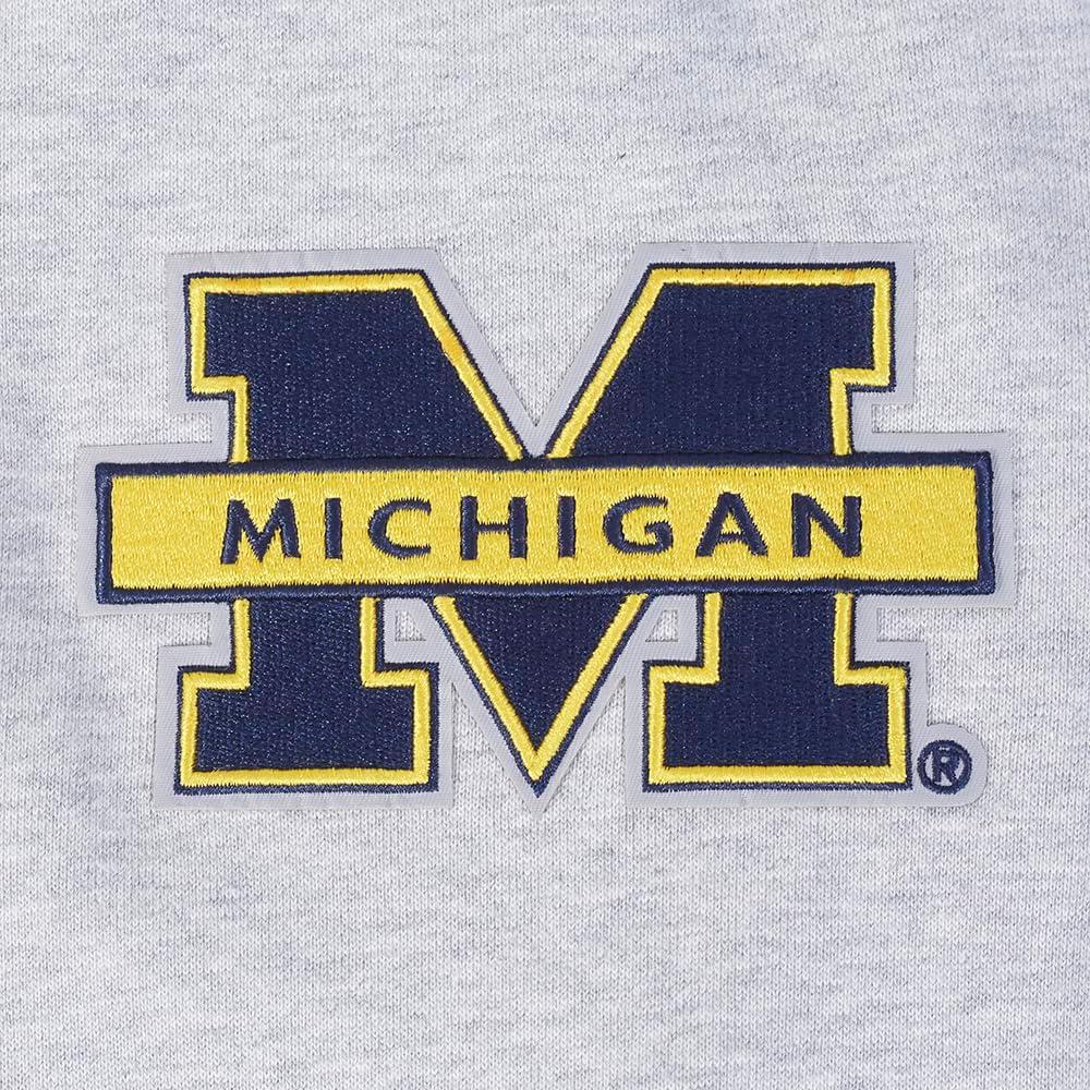 image:imagePro Standard NCAA mens Mens College Classic Chenille Brushed Back French Terry Pull Over HoodieHeather GreyMidnight Navy