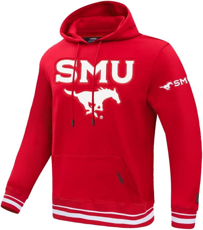 image:imagePro Standard NCAA mens Mens College Classic Chenille Brushed Back French Terry Pull Over HoodieRed