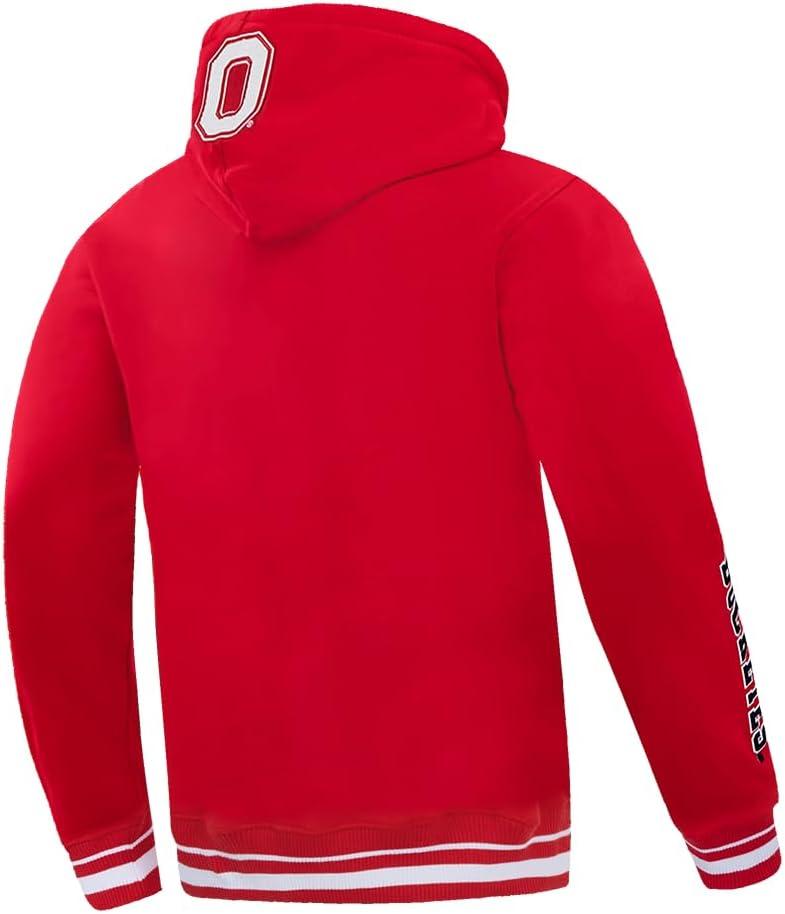 image:imagePro Standard NCAA mens Mens College Classic Chenille Brushed Back French Terry Pull Over HoodieTeam Color