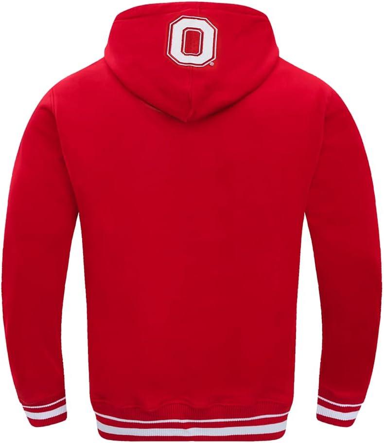 image:imagePro Standard NCAA mens Mens College Classic Chenille Brushed Back French Terry Pull Over HoodieTeam Color