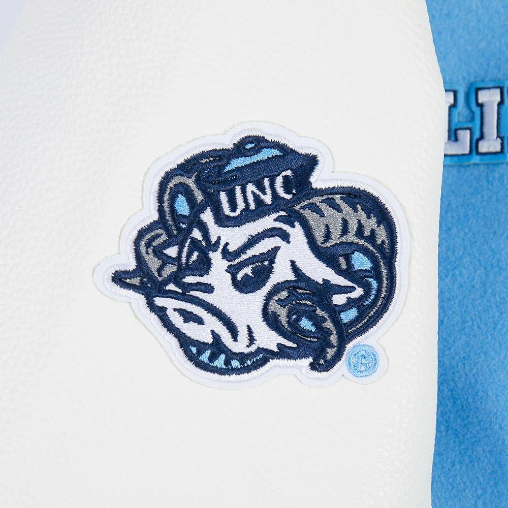 image:imagePro Standard NCAA womens Womens College Classic Chenille Wool Varsity JacketUniversity BlueWhite