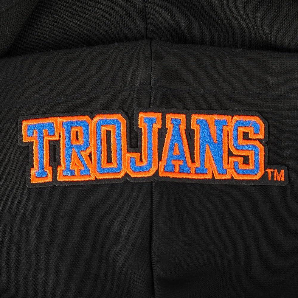 image:imagePro Standard NCAA womens Womens College Classic Essentials Brushed Back French Terry Cropped Pullover HoodieBlackOrange