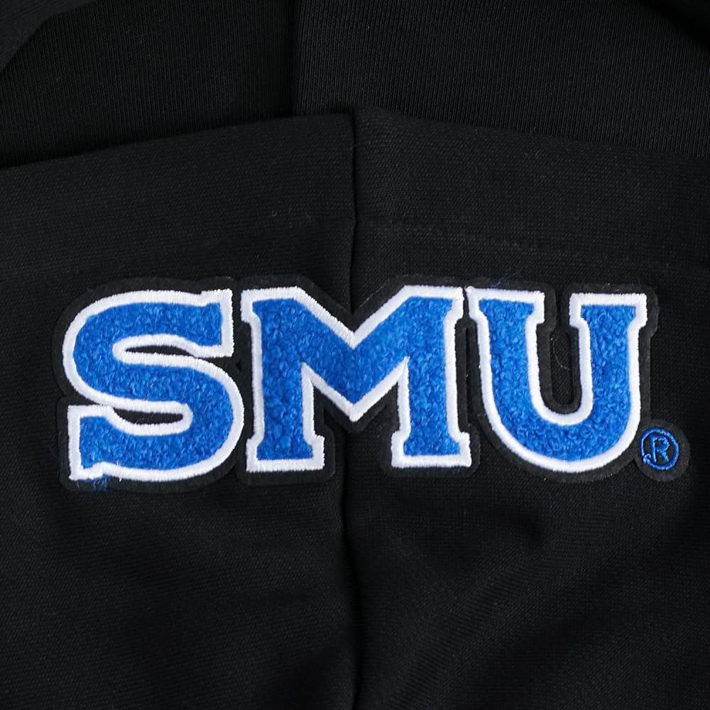 image:imagePro Standard NCAA womens Womens College Classic Essentials Brushed Back French Terry Cropped Pullover HoodieBlackRoyal BlueBlack