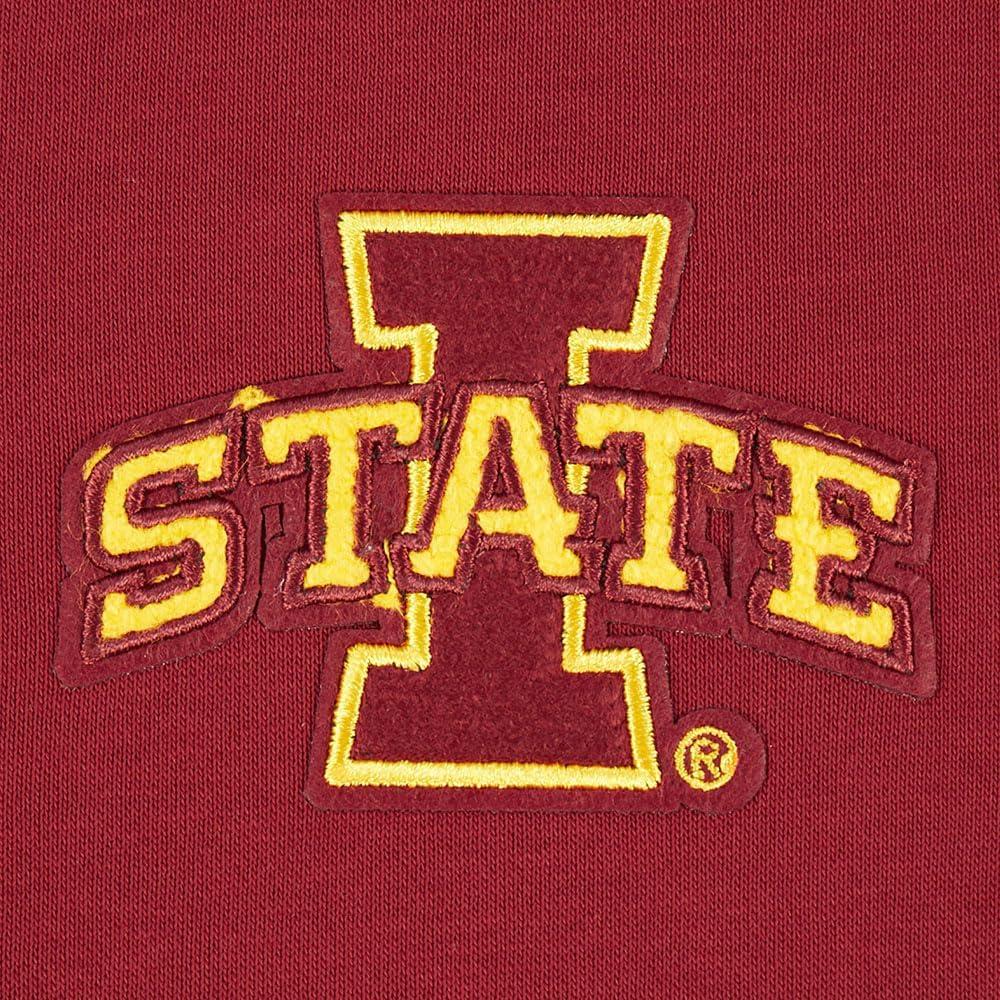 image:imagePro Standard NCAA womens Womens College Classic Essentials Brushed Back French Terry Cropped Pullover HoodieCardinal Red