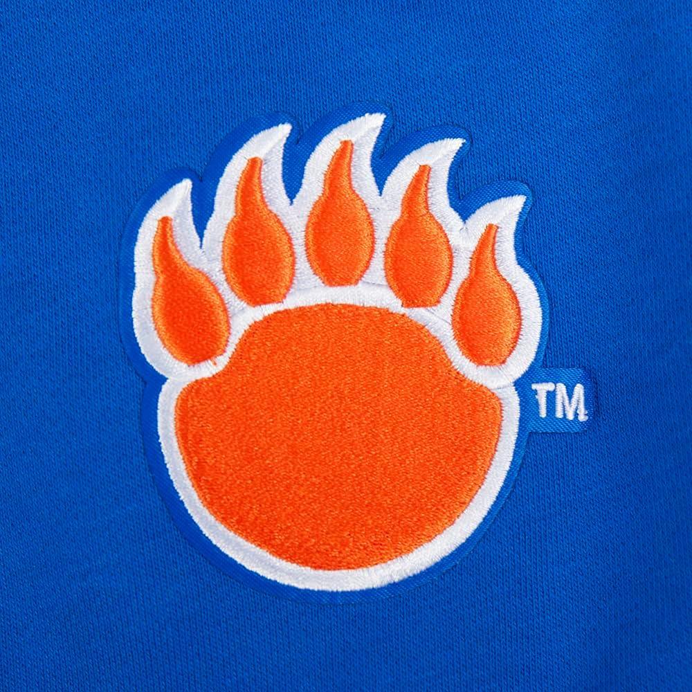 image:imagePro Standard NCAA womens Womens College Classic Essentials Brushed Back French Terry Cropped Pullover HoodieRoyalOrangeRoyal