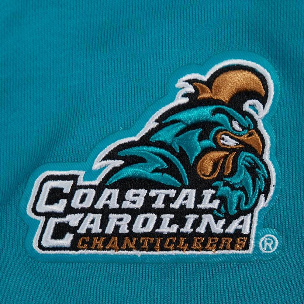 image:imagePro Standard NCAA womens Womens College Classic Essentials Brushed Back French Terry Cropped Pullover HoodieTeal