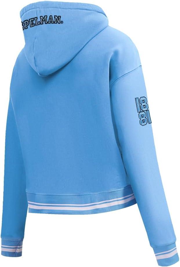 image:imagePro Standard NCAA womens Womens College Classic Essentials Brushed Back French Terry Cropped Pullover HoodieUniversity Blue