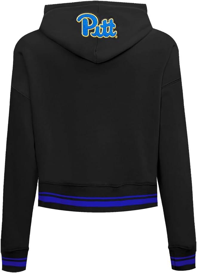 image:imagePro Standard Womens College Classic Essentials Cropped Pullover HoodieBlackRoyal BlueBlack