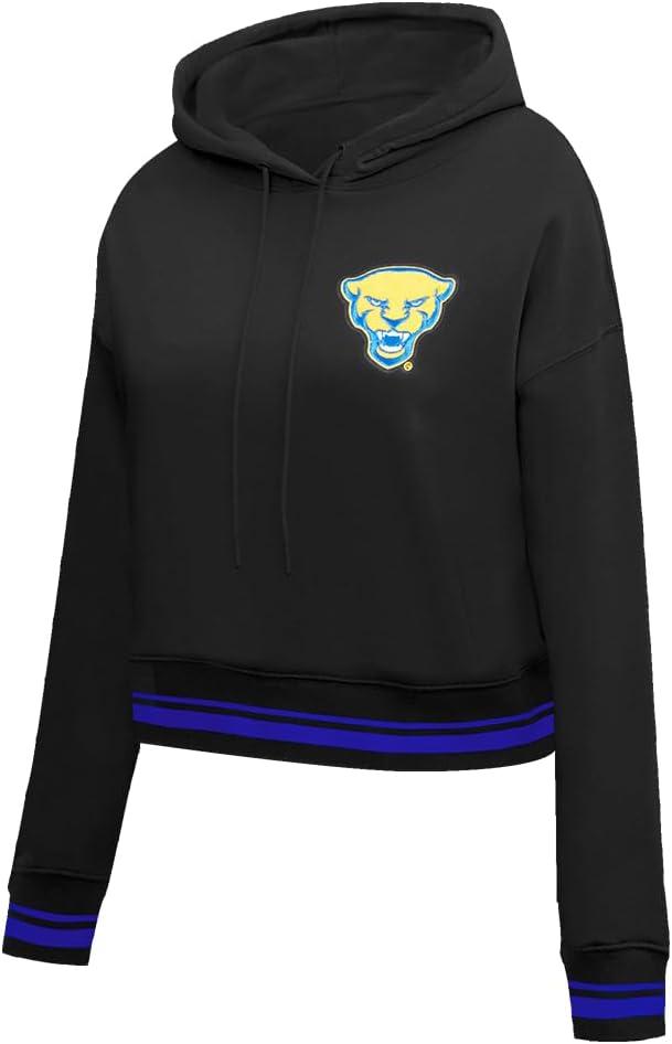 image:imagePro Standard Womens College Classic Essentials Cropped Pullover HoodieBlackRoyal BlueBlack