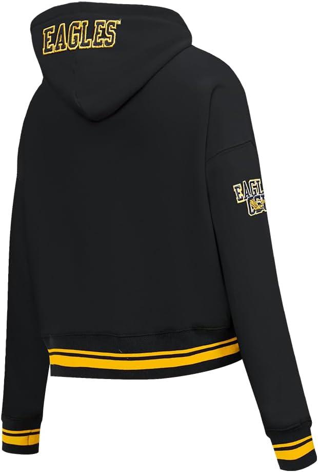 image:imagePro Standard Womens College Classic Essentials Cropped Pullover HoodieBlackYellow