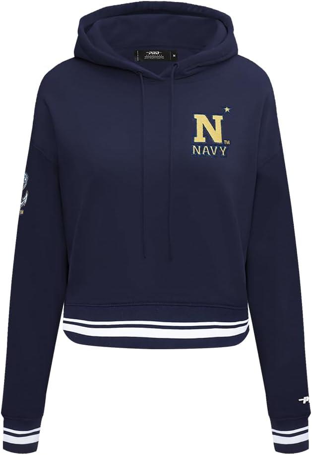 image:imagePro Standard Womens College Classic Essentials Cropped Pullover HoodieMidnight Navy