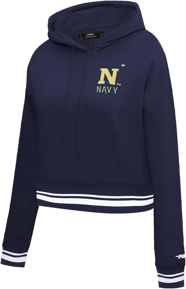 image:imagePro Standard Womens College Classic Essentials Cropped Pullover HoodieMidnight Navy