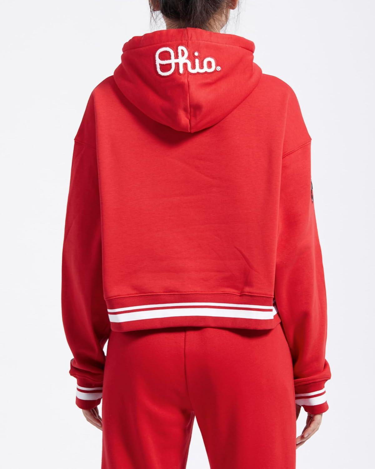 image:imagePro Standard Womens College Classic Essentials Cropped Pullover HoodieRed