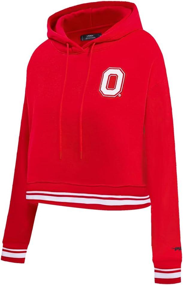 image:imagePro Standard Womens College Classic Essentials Cropped Pullover HoodieRed