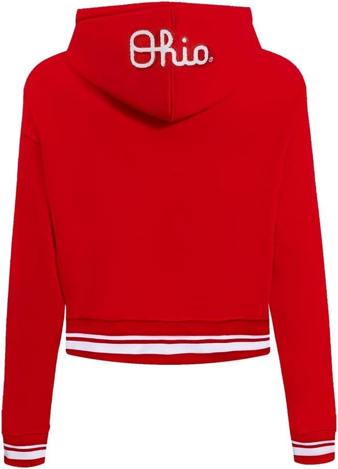 image:imagePro Standard Womens College Classic Essentials Cropped Pullover HoodieRed