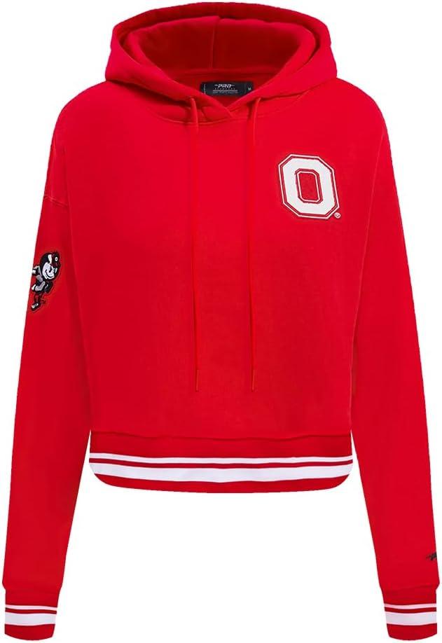 image:imagePro Standard Womens College Classic Essentials Cropped Pullover HoodieRed