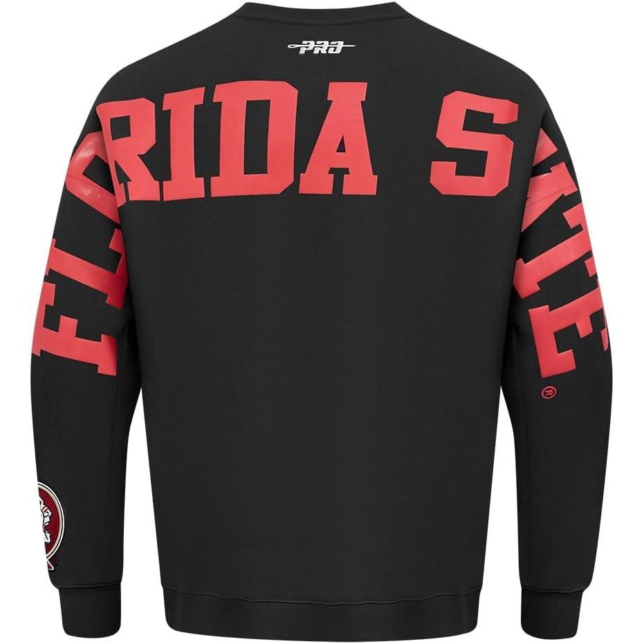image:imagePro Standard Mens College Wingspan Fleece Crewneck SweatshirtBlack