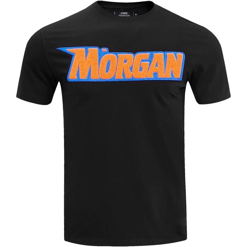 image:imagePro Standard Mens Morgan State University Classic Chenille Short Sleeve Tee Black XL