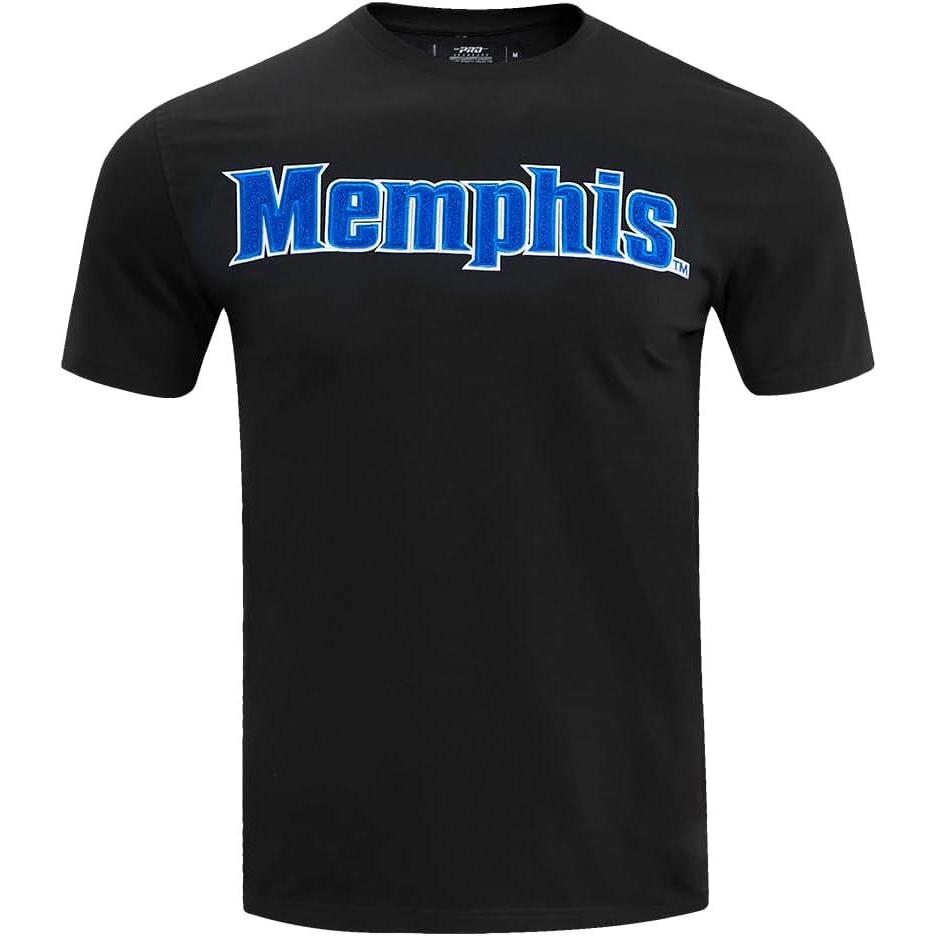 image:imagePro Standard Mens University of Memphis Classic Chenille Short Sleeve Tee Black 3XL