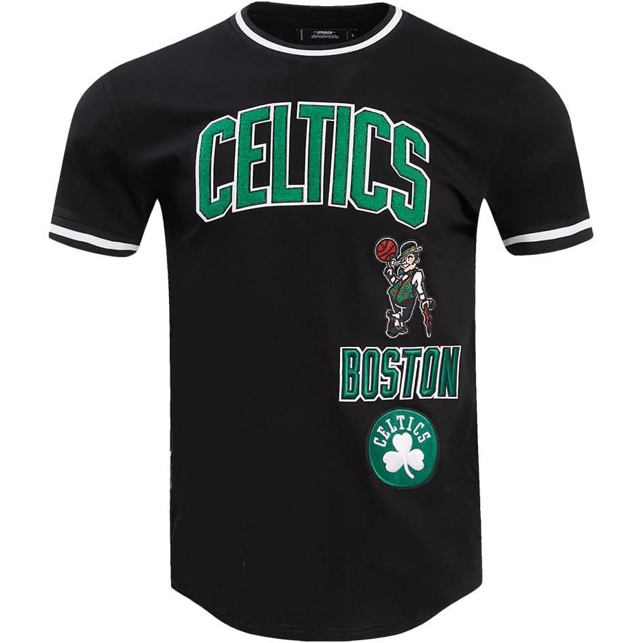 image:imagePro Standard NBA Mens Mens NBA Retro Classics Cotton Double Knit Short Sleeve TeeBlack