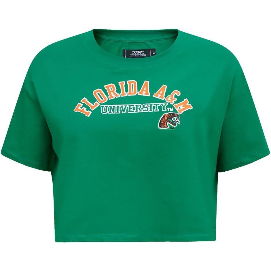 image:imagePro Standard NCAA Womens Womens College Classic Essentials Cotton Short Sleeve Boxy TeeKelly Green
