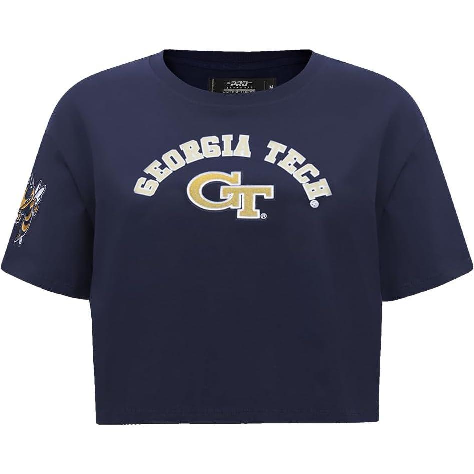 image:imagePro Standard NCAA Womens Womens College Classic Essentials Cotton Short Sleeve Boxy TeeMidnight Navy
