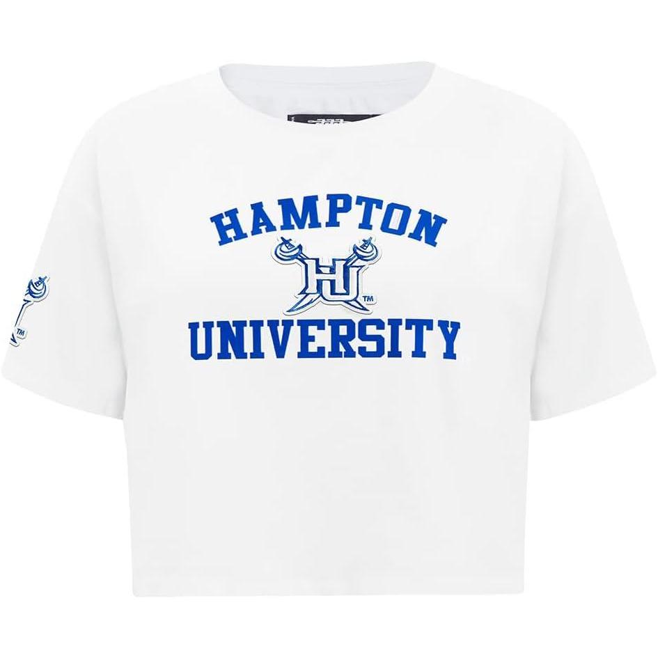 image:imagePro Standard Womens Hampton University Classic Essentials Short Sleeve Boxy Tee White XL