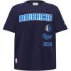 Big Boys NBA Retro Classics Cotton Taping Tee(Midnight Navy)