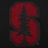 Mens College Stanford University College Classic Chenille Pull Over Hoodie Black XL