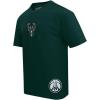 Mens NBA Wingspan Cotton Short Sleeve Tee(Forest Green)