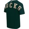 Mens NBA Wingspan Cotton Short Sleeve Tee(Forest Green)