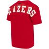 Mens NBA Wingspan Cotton Short Sleeve Tee(Red)