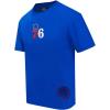 Mens NBA Wingspan Cotton Short Sleeve Tee(Royal Blue)