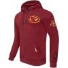 Pro Standard Mens College Classic Chenille Full Zip Hoodie(Cardinal Red)