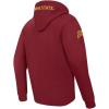Pro Standard Mens College Classic Chenille Full Zip Hoodie(Cardinal Red)