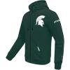Pro Standard Mens College Classic Chenille Full Zip Hoodie(Forest Green)