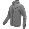 Pro Standard Mens College Classic Chenille Full Zip Hoodie(Gray)