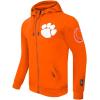 Pro Standard Mens College Classic Chenille Full Zip Hoodie(Orange)