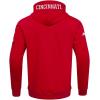 Pro Standard Mens College Classic Chenille Full Zip Hoodie(Red)