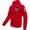 Pro Standard Mens College Classic Chenille Full Zip Hoodie(Red)