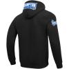Pro Standard Mens College Hampton University College Classic Chenille Pull Over Hoodie Black 2XL