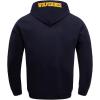 Pro Standard Mens College University Of Michigan College Classic Chenille Pull Over Hoodie Midnight Navy M