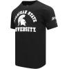 Pro Standard Mens Michigan State University Classic Chenille Short Sleeve Tee Black M